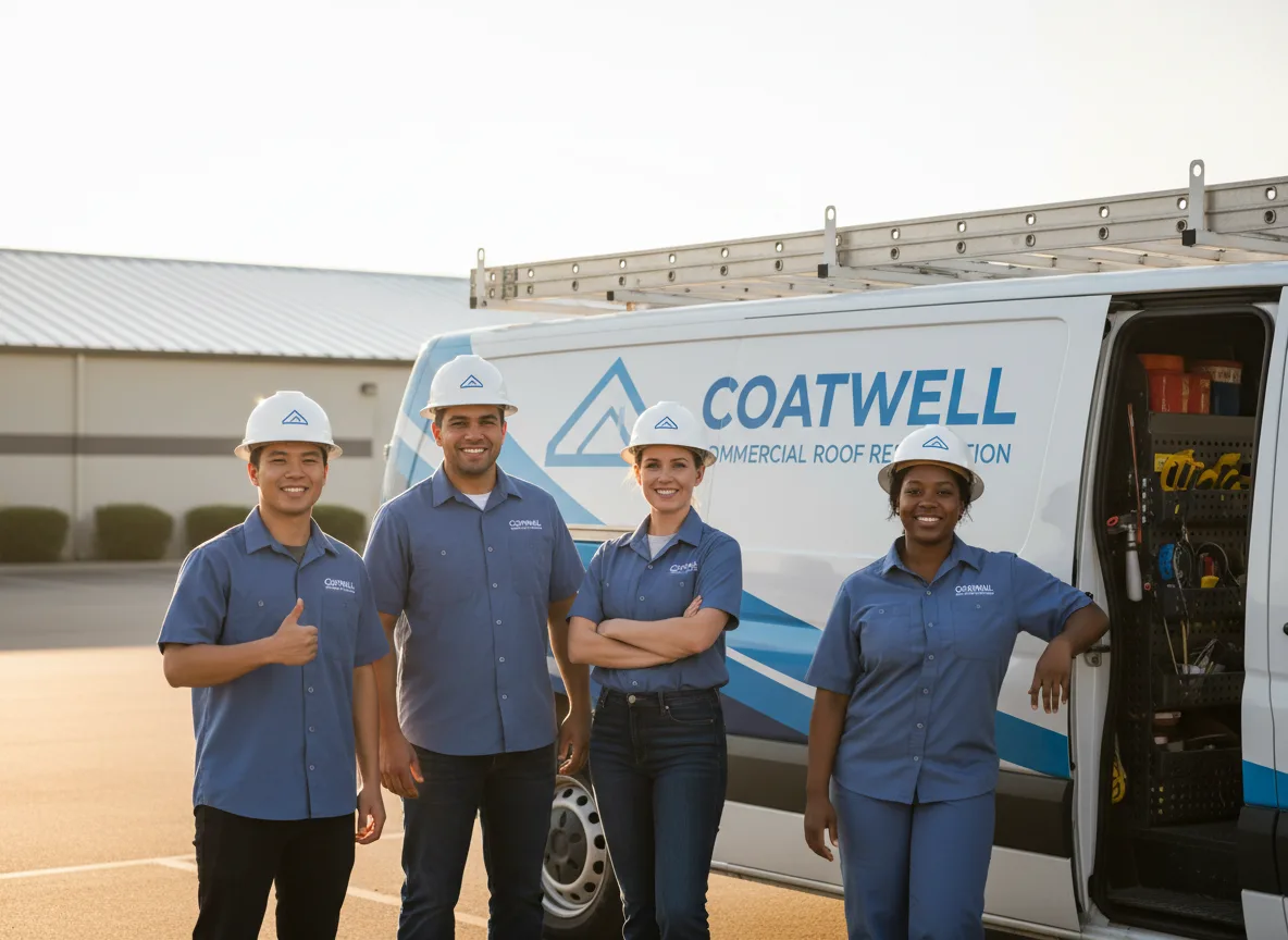 Commercial roof coating company in Machesney Park, IL